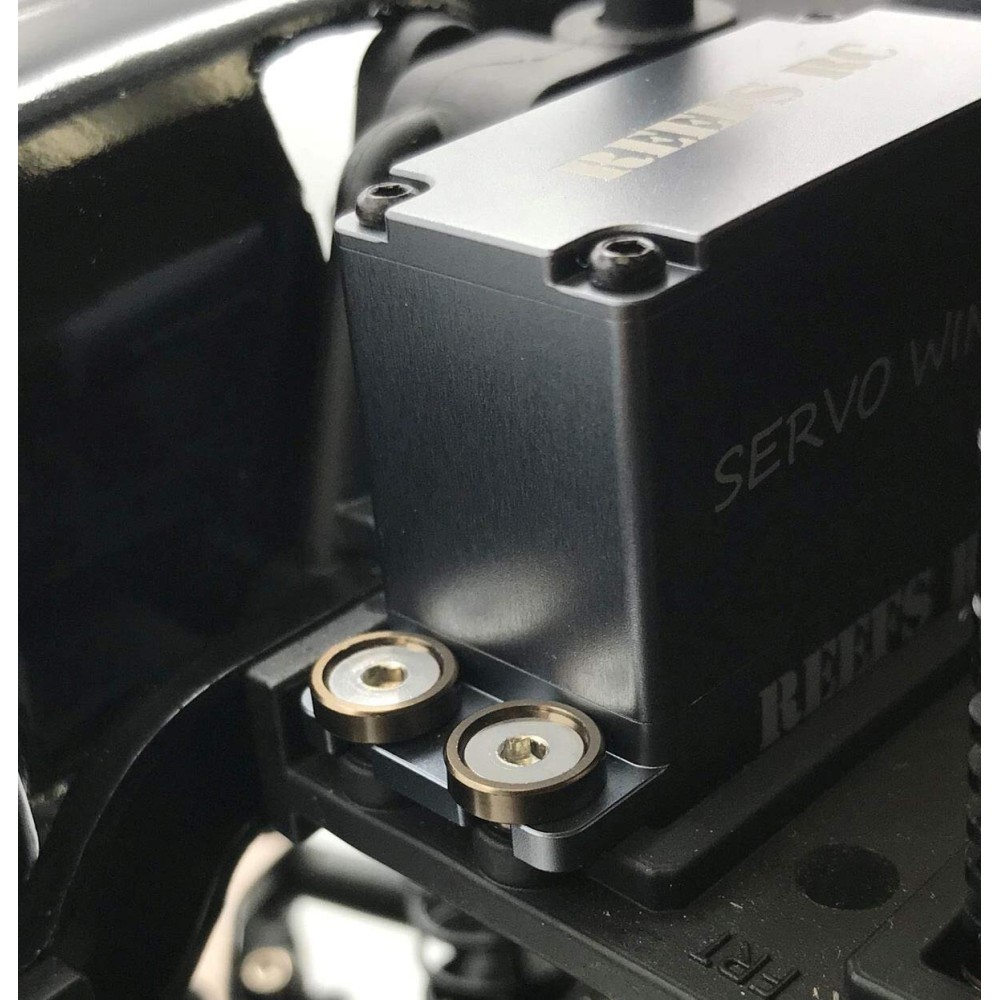 REEFS RC Servo Washers 8PK - Gray SEHREEFS50 Servo Accessories