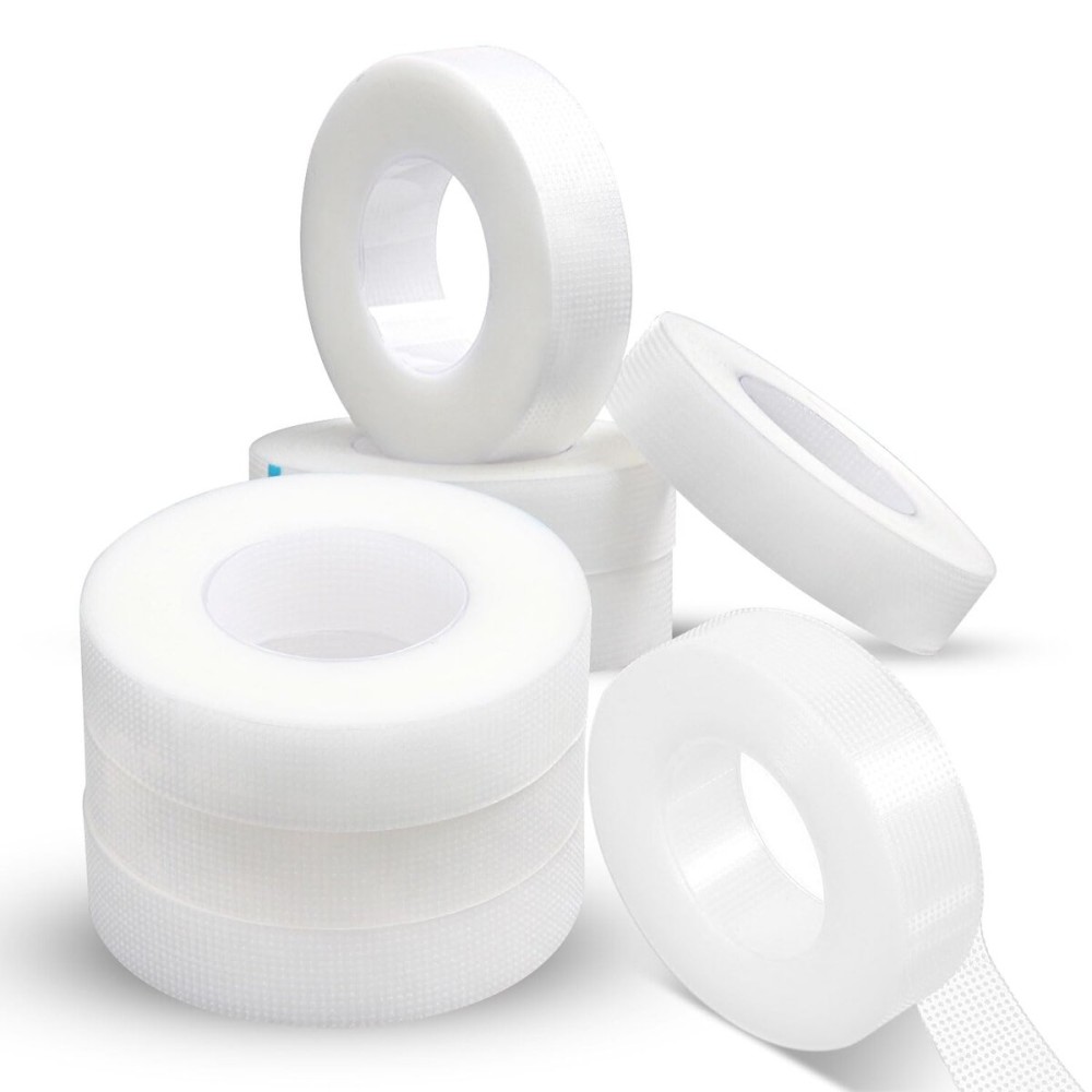 fenshine Lash Tape, 8 Rolls PE Micropore Medical Tape for Eyelash Extension, Fabric Tape for False Eyelash Patch Makeup Tool 0.5 inch x 29.5 ft,Translucent (8Rolls) fenshine Lash Tape, 8 Rolls PE Micropore Medical Tape for Eyelash Extension, Fabric Tape for False Eyelash Patch Makeup Tool 0.5 inch x 29.5 ft,Translucent (8Rolls)