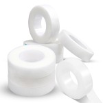 fenshine Lash Tape, 8 Rolls PE Micropore Medical Tape for Eyelash Extension, Fabric Tape for False Eyelash Patch Makeup Tool 0.5 inch x 29.5 ft,Translucent (8Rolls)