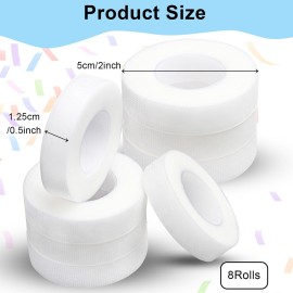 fenshine Lash Tape, 8 Rolls PE Micropore Medical Tape for Eyelash Extension, Fabric Tape for False Eyelash Patch Makeup Tool 0.5 inch x 29.5 ft,Translucent (8Rolls) fenshine Lash Tape, 8 Rolls PE Micropore Medical Tape for Eyelash Extension, Fabric Tape for False Eyelash Patch Makeup Tool 0.5 inch x 29.5 ft,Translucent (8Rolls)