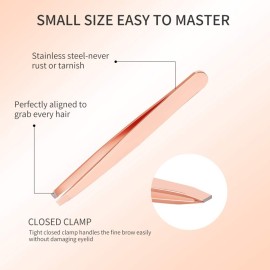 Arroyner 3Pcs Eyelashes Tool Fake Lash Applicator Lash Tools Fake Eyelashes Scissors (Rose Golden) Arroyner 3Pcs Eyelashes Tool Fake Lash Applicator Lash Tools Fake Eyelashes Scissors (Rose Golden)