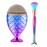 Tvoip 2PCS Fishtail Bottom Brush Powder Blush Makeup Cosmetic Mermaid Brushes Tool Fish Scale Makeup Brush mermaid brush fondation pinceles