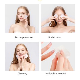 1000 PCS Thin Makeup Facial Cotton Pads, Square Facial Lips Eyes Makeup Remover Pads, Nails Polish Remover Cotton Pads, Non-Woven, Soft, Lint Free 1000 PCS Thin Makeup Facial Cotton Pads, Square Facial Lips Eyes Makeup Remover Pads, Nails Polish Remover Cotton Pads, Non-Woven, Soft, Lint Free