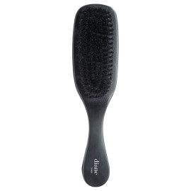 Diane Boar Curved Wave Brush for Men and Women - Black, Soft Bristles for Fine to Medium Hair - Use for Detangling, Smoothing, Wave Styles, Soft on Scalp, Restore Shine and Texture Diane Boar Curved Wave Brush for Men and Women - Black, Soft Bristles for Fine to Medium Hair - Use for Detangling, Smoothing, Wave Styles, Soft on Scalp, Restore Shine and Texture