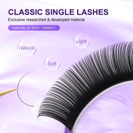 NAGARAKU 5 Trays Eyelash Extensions Individual Lashes 0.07mm C curl 9/10/11/12/13mm in 1 pack Classic Soft Natural Professional Faux Mink 16 rows
