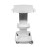 Aluminum Alloy Trolley Stand Assembled For Ultrasonic Cavitation RF Machines Salon Spa Beauty Tattoo Rolling Cart Tray USA STOCK (White)