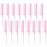 16 Pcs Rat Tail Comb Foiling Steel Pin Parting Fiber Heat Resistant Teasing Combs with Pintail for Women Girls Hair Styling(Pink)