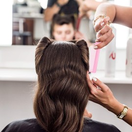 16 Pcs Rat Tail Comb Foiling Steel Pin Parting Fiber Heat Resistant Teasing Combs with Pintail for Women Girls Hair Styling(Pink)