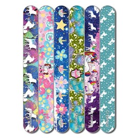 Creanoso Unicorn Emery Board (24-Pack) - Handy Nail Accessories - For Manicure Pedicure - Keep Your Fingernails and Toenails in Tip-top Shape - Great Stocking Stuffers - Beauty Need Essentials
