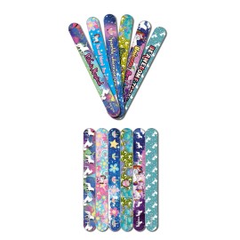 Creanoso Unicorn Emery Board (24-Pack) - Handy Nail Accessories - For Manicure Pedicure - Keep Your Fingernails and Toenails in Tip-top Shape - Great Stocking Stuffers - Beauty Need Essentials