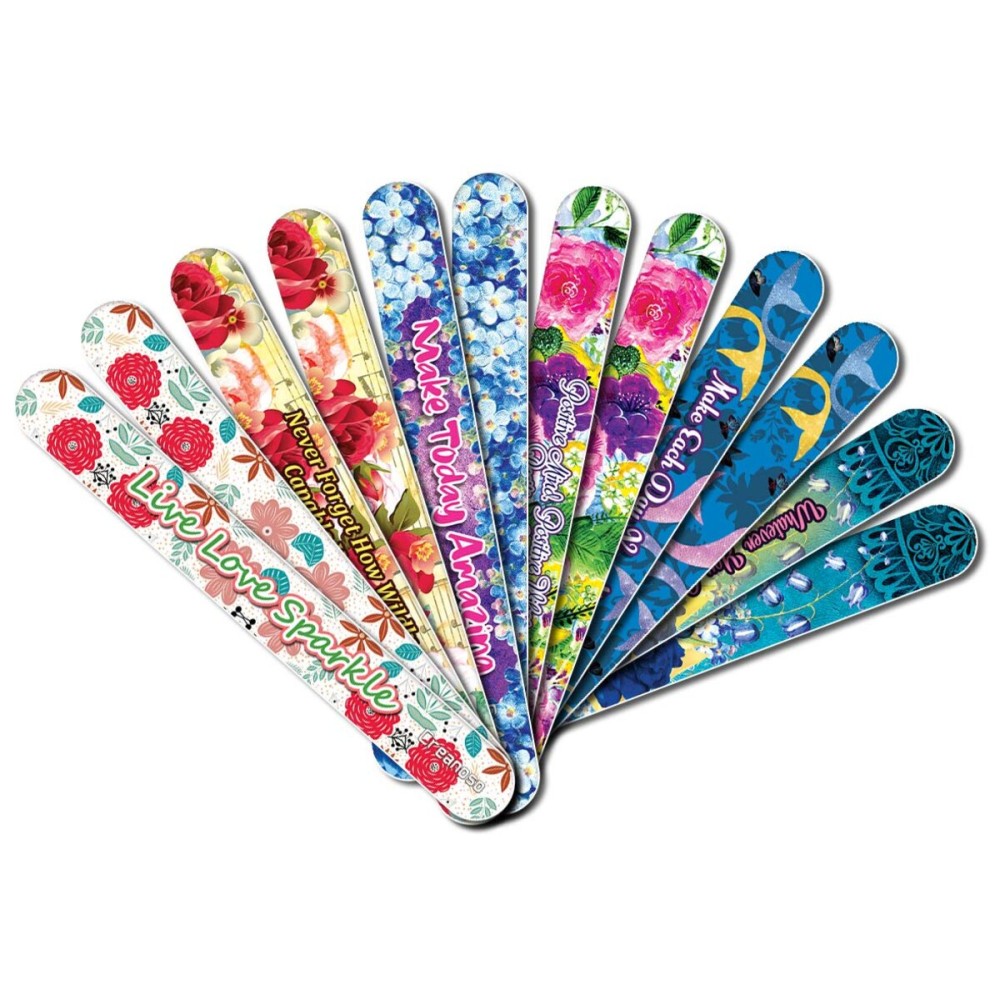 Creanoso Live Love Sparkle Emery Board (12-Pack) - Beauty Essential Product