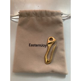 EasternJoy U Hook Keychain Solid Brass Wallet Holder Belt Clip Leathercraft Accessories Biker EDC