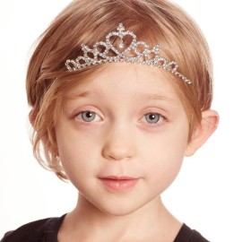 Campsis Princess Headband Rhinestone Tiara Crown Heart Shaped Hairband Hair Clip Hair Loop for Flower Girl Wedding Bridal Prom Birthday Campsis Princess Headband Rhinestone Tiara Crown Heart Shaped Hairband Hair Clip Hair Loop for Flower Girl Wedding Bridal Prom Birthday