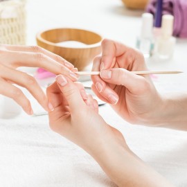 Senkary 200 Pcs Orange Wood Nail Sticks, Wax Sticks for Waxing, Double Sided Cuticle Pusher Sticks for Manicure Pedicure, 4.5 Inches