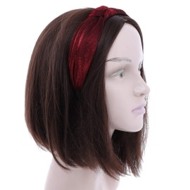Motique Accessories Holiday Sparkle Turban Knot Headband for Women and Girls- Red Motique Accessories Holiday Sparkle Turban Knot Headband for Women and Girls- Red