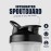 BlenderBottle Classic V2 Shaker Bottle Perfect for Protein Shakes and Pre Workout, 45-Ounce, Clear/Black