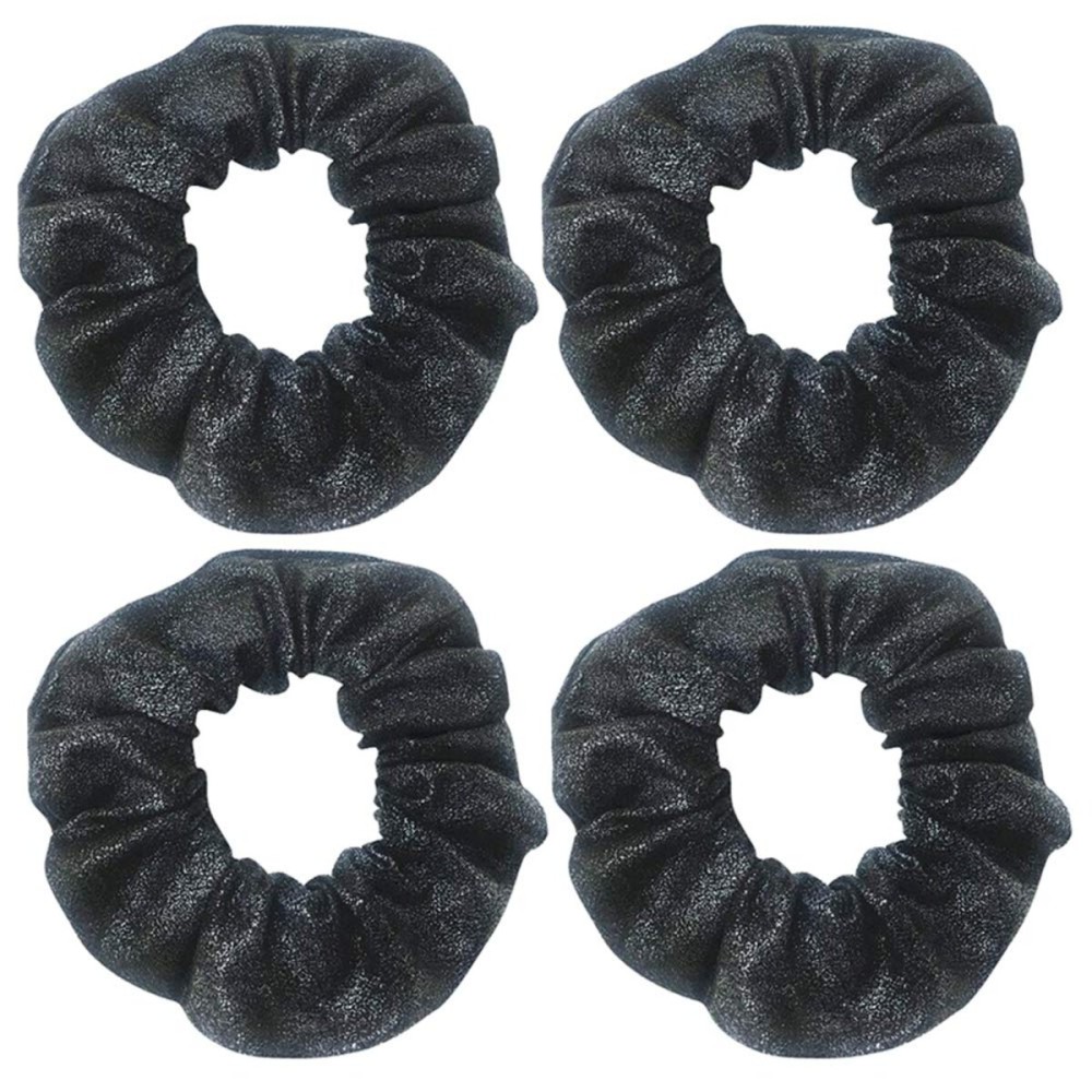 4 Pack Shiny Marble Grain Metallic Festival Christmas Hair Scrunchies Hair Eleastic Bands Scrunchy Hair Ties Ropes Ponytail Holders Wrist Bands for Girls School,Dance,Stage (Black) 4 Pack Shiny Marble Grain Metallic Festival Christmas Hair Scrunchies Hair Eleastic Bands Scrunchy Hair Ties Ropes Ponytail Holders Wrist Bands for Girls School,Dance,Stage (Black)