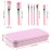 MWOOT 7Pcs Girl Makeup Brushes,Synthetic Fiber Make up Brush Set Foundation Blush eyeshadow Eyebrow Lip Brush Blending Cosmetic Beauty Brushes