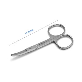 Baby Nail Scissors With Round Tip 4.5 Eyebrow, Dry Skin, Eyelash, Nose Hair For Men And Women Daily Use Baby Nail Scissors With Round Tip 4.5 Eyebrow, Dry Skin, Eyelash, Nose Hair For Men And Women Daily Use