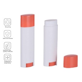 FZBNSRKO 5ml 100Pcs Empty Oval Deodorant Lip balm Tubes Containers Twist-up Refillable Containers for Lipstick,Chapstick,Homemade Lip balm,DIY Deodorants(Pink White) FZBNSRKO 5ml 100Pcs Empty Oval Deodorant Lip balm Tubes Containers Twist-up Refillable Containers for Lipstick,Chapstick,Homemade Lip balm,DIY Deodorants(Pink White)