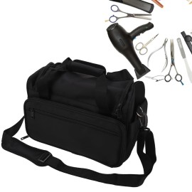Sonew Portable Salon Barber Handbag, Hairdressing Tools Bag, Large Capacity Hair Stylist Organizer, Black