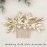 Unicra Bride Wedding Gold Leaf Hair Comb Crtstal Bridal Headpiece Bridesmaids Pearls Hair Accessories for Women and Girls (Gold)