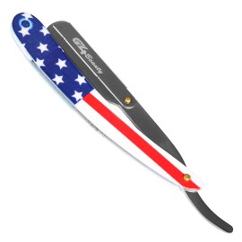 G4 Stainless Steel Straight Edge Barber Shaving Razor Blade for Close Shaving Men Replaceable Blades (USA)