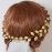 Shegirl Bridal Leaf Hair Vine Delicate Handmade Leaves Hair Chain Gold Wedding Hair Accessories Jewelry for Bride and Women (Gold)