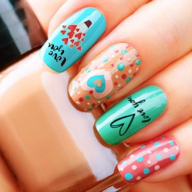Adurself 1000+ Patterns Valentine\'s Day Nail Art Decals Lips 3D Nail Self-Adhesive Stickers Rose Heart Bear Love for Women Girls Kids DIY Nail Design Manicure Adurself 1000+ Patterns Valentine\'s Day Nail Art Decals Lips 3D Nail Self-Adhesive Stickers Rose Heart Bear Love for Women Girls Kids DIY Nail Design Manicure