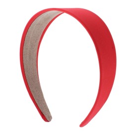 Motique Accessories Girls 2 inch Satin Headband - Red