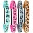 FROG SAC 4 Leopard Headbands for Girls, Adjustable Stretch Elastic Cheetah Fabric Head Band for Kids, Thin No Slip Athletic Sport Hair Accessories for Women