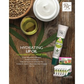 Ruby Kisses Hydrating Lip Oil Cannabis Sativa Hemp Seed RLO04D1 (3 PACK)