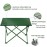 ROCK CLOUD Portable Camping Table Ultralight Aluminum Folding Beach Table Camp for Camping Hiking Backpacking Outdoor Picnic, Green
