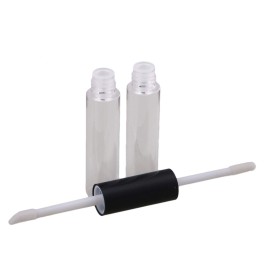 10Pcs 5ml Double Ended Refillable Empty Lip Gloss Bottle Tube Vials Containers Black