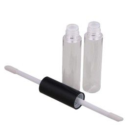 10Pcs 5ml Double Ended Refillable Empty Lip Gloss Bottle Tube Vials Containers Black