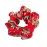 4 Pcs Boho Floral Prints Vivid Color Hair Scrunchies Big Pattern Hair Bobbles Elastics Ponytail Holders Hair Wrist Ties Bands Scrunchies for Sleep Show Dance Party Women Gift