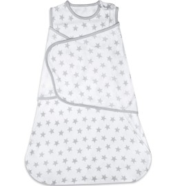 Baby Sleep sack Swaddle 3-Way Adjustable Wearable Blanket Boy And Girl,100% Cotton,6-12 Months