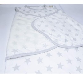 Baby Sleep sack Swaddle 3-Way Adjustable Wearable Blanket Boy And Girl,100% Cotton,6-12 Months