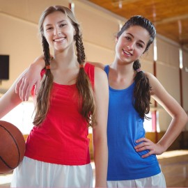 20 Pieces Basketball Hair Ties Bulk Basketball Hair Accessories Elastic Hair Bands No Crease Sports Hair Ribbons Scrunchies Ponytail Gifts for Girls Women Players Coaches Teammates