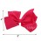 8 Inch Grosgrain Bow for Women and Girls (Hot Pink)