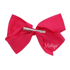8 Inch Grosgrain Bow for Women and Girls (Hot Pink)