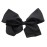 8 Inch Grosgrain Bow for Women and Girls (Black)
