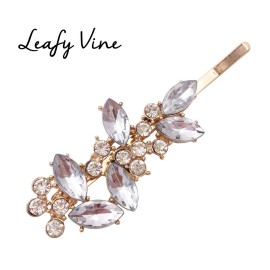 5-Pack Vintage Crystal Decorative Bobby Pins Hair Accessories Gold Tone Women 5-Pack Vintage Crystal Decorative Bobby Pins Hair Accessories Gold Tone Women