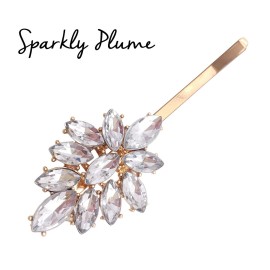 5-Pack Vintage Crystal Decorative Bobby Pins Hair Accessories Gold Tone Women 5-Pack Vintage Crystal Decorative Bobby Pins Hair Accessories Gold Tone Women