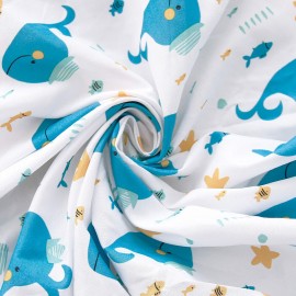 Pack and Play Sheets Fitted, 2 Pack Playard Sheet Fits for Graco Pack n Play Mattress, Mini Crib Sheets for Baby Boys & Girl