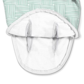 SwaddleMe Luxe Perfect Temp Swaddle with 100% Organic Cotton - Small/Medium, 1 Pack, Basket Weave, 0-3 Months