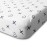 Milky Chic GOTS Fitted Baby Crib Sheet, Breathable 100% Organic Cotton Mattress Sheet for Boys and Girls, Fits Standard Size Mattresses, 52x28x9 inches (White, Pack of 1)