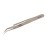 Vetus Tweezer Stainless Steel Non-magnetic Curved Pointed Tip Precision Eyelash Eyebrow Extensions Lashing Tool (5b-sa)