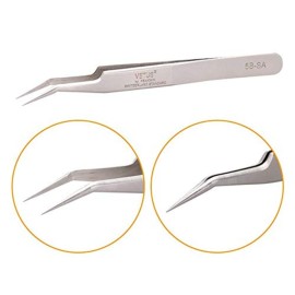 Vetus Tweezer Stainless Steel Non-magnetic Curved Pointed Tip Precision Eyelash Eyebrow Extensions Lashing Tool (5b-sa) Vetus Tweezer Stainless Steel Non-magnetic Curved Pointed Tip Precision Eyelash Eyebrow Extensions Lashing Tool (5b-sa)
