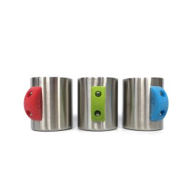 NiceClimbs Stainless Steel Rock Climbing Mug (Blue)